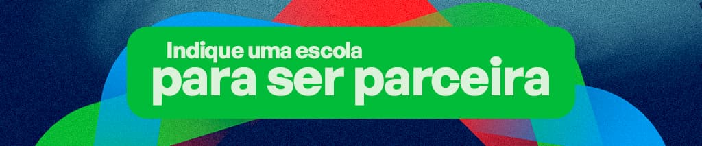 banner indique uma escola
